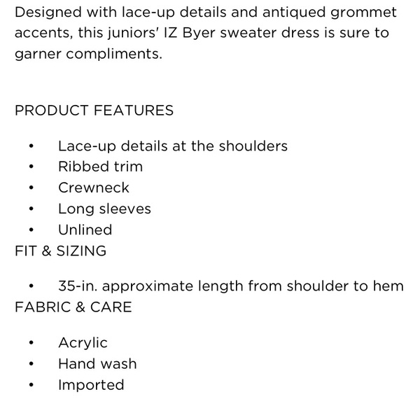 Sweater Dress - Picture 2 of 5